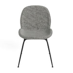Biza Fabric Dining Chair with Black Legs - Set of 2