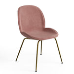 Biza Velvet Dining Chair with Gold Legs - Set of 2