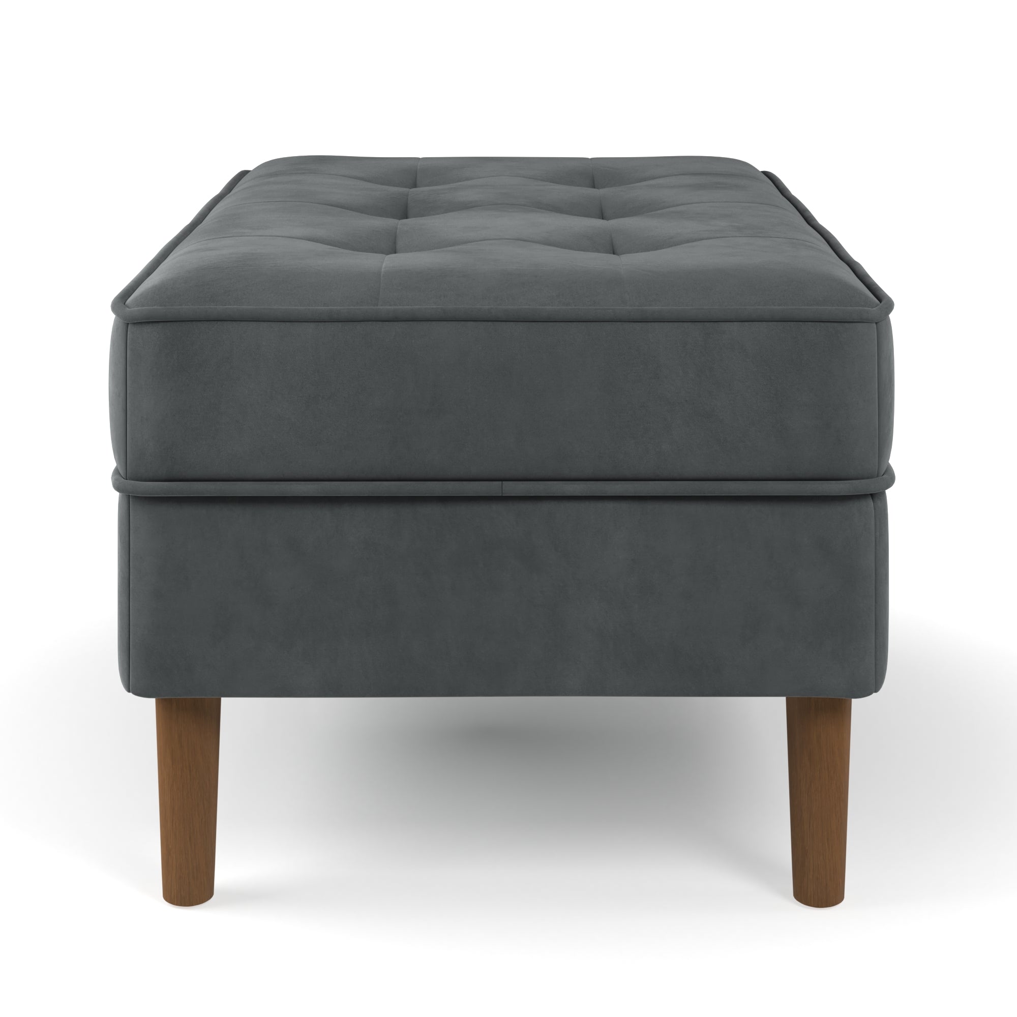 Bloomfield Velvet Rectangular Ottoman – Aeon Furniture