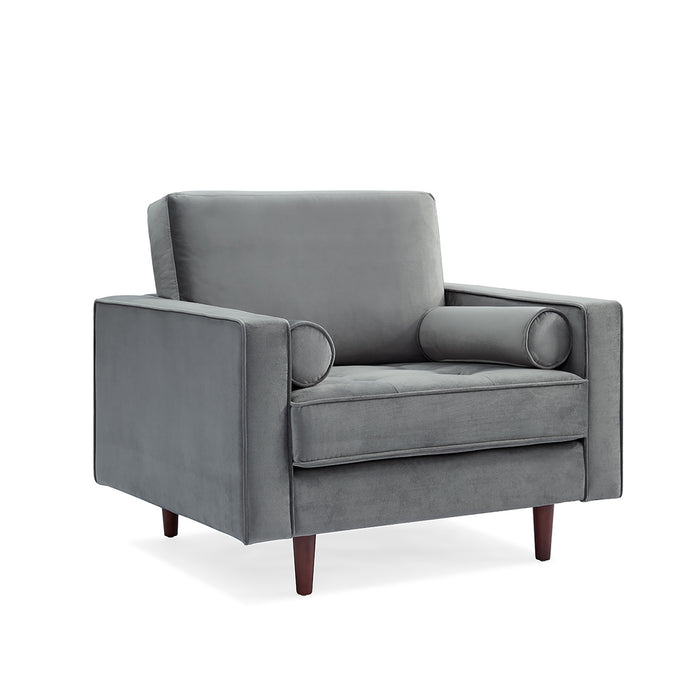 Bloomfield Upholstered Velvet Arm Chair