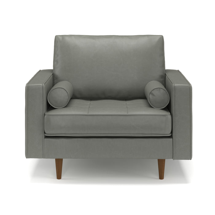 Bloomfield Upholstered Vegan Leather Arm Chair
