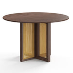 Havenwood Round Dining Table with Cane Base