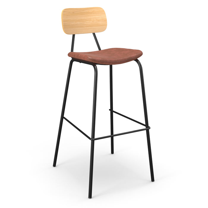 Sabine Natural Bar Stool - Set of 2