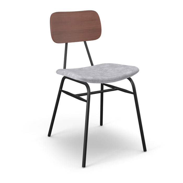 Sabine Walnut Dining Chair - Set of 2
