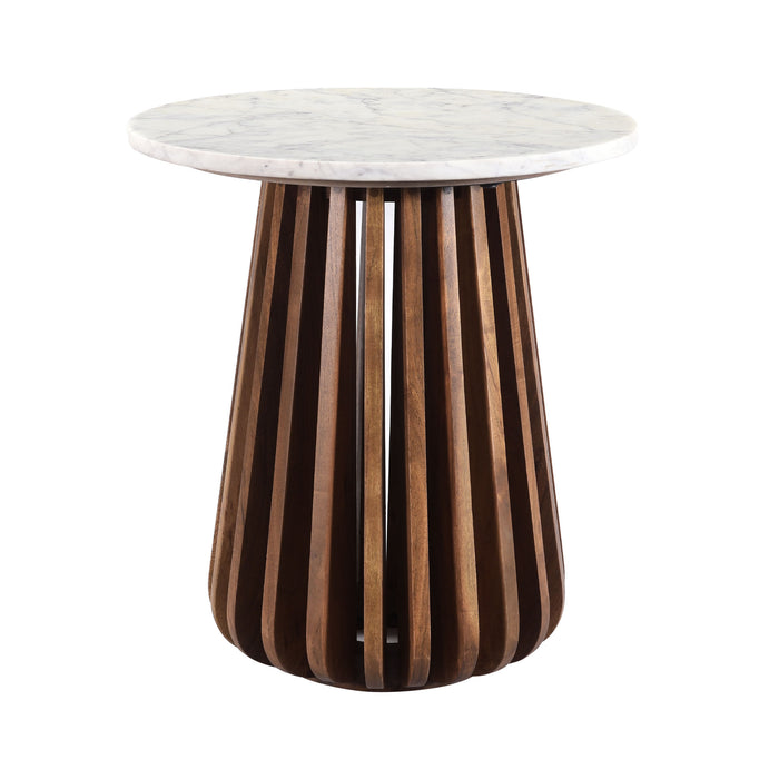 Tera Round Marble Side Table