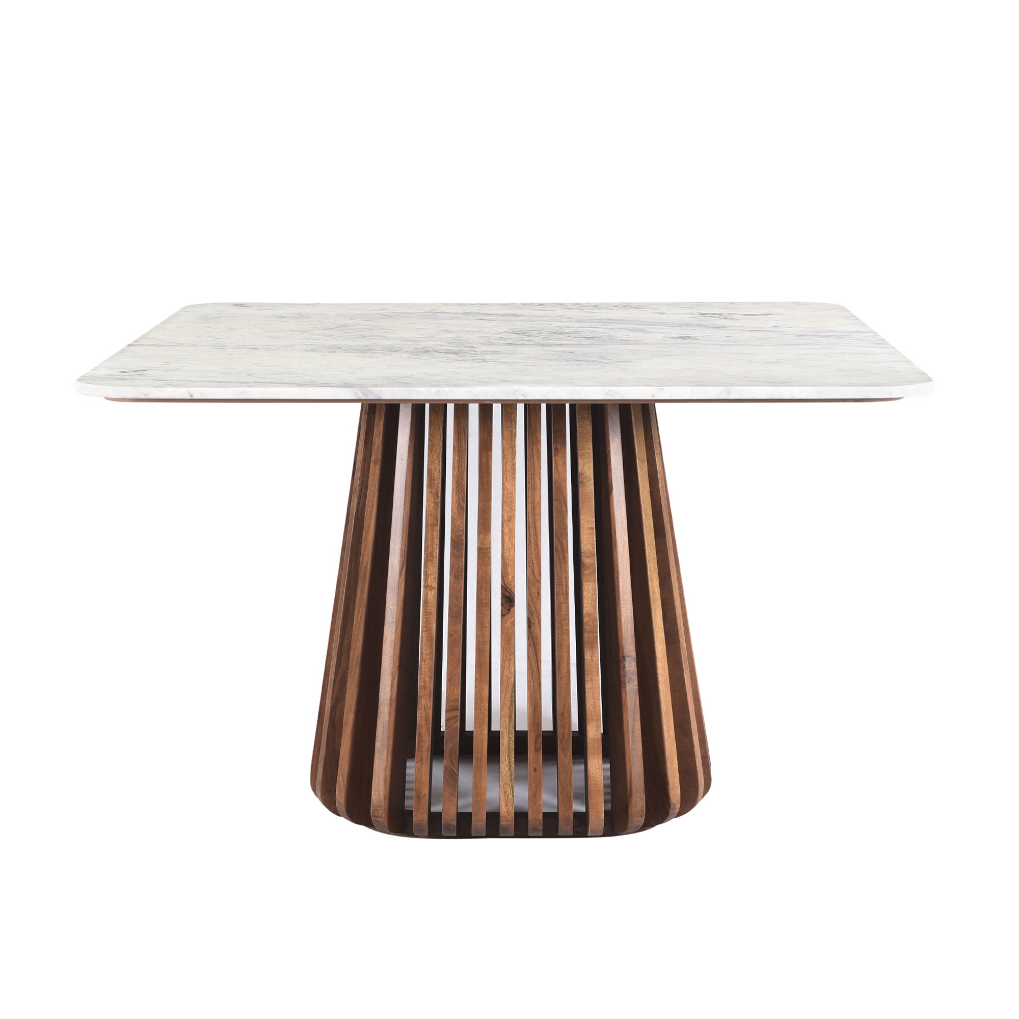 Tera 48 Inch Square Marble Dining Table Aeon Furniture