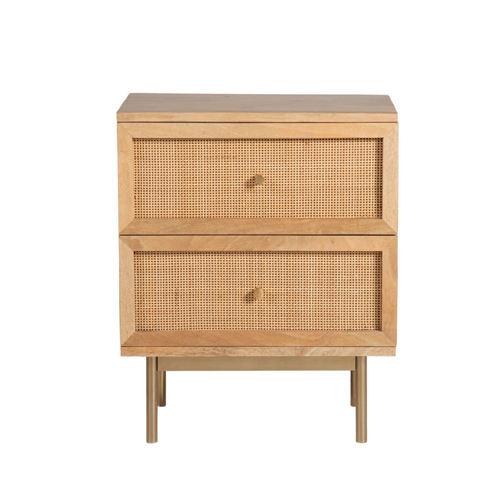 Curtis Two Drawer Nightstand