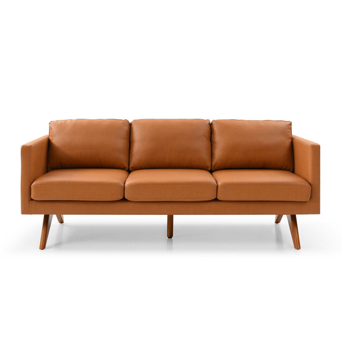 Hannah Leatherette Sofa