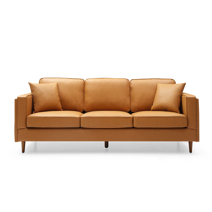 Finn Leatherette Sofa