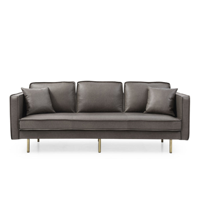 Logan Leatherette Sofa